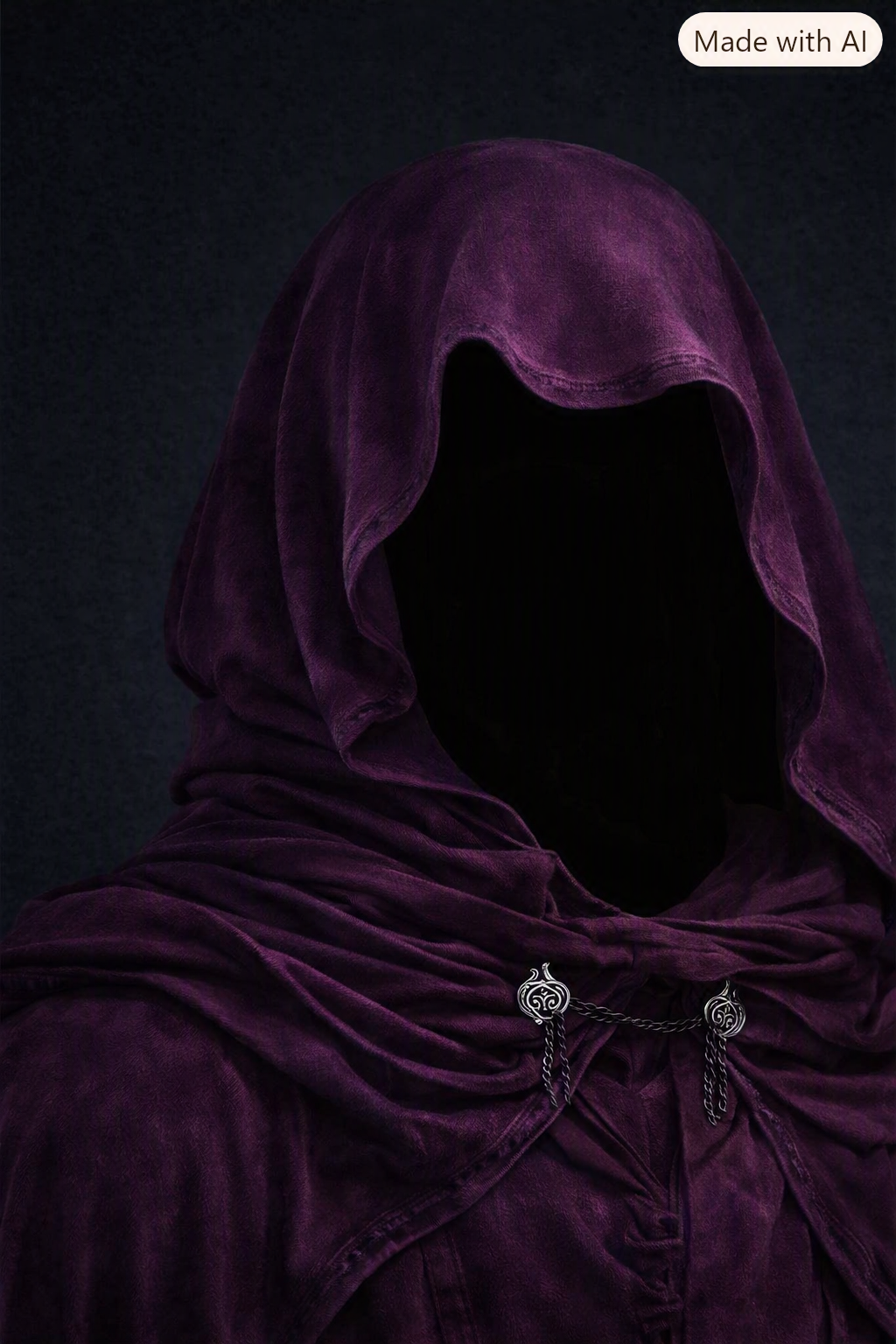 Purple Women's Woolen Cape