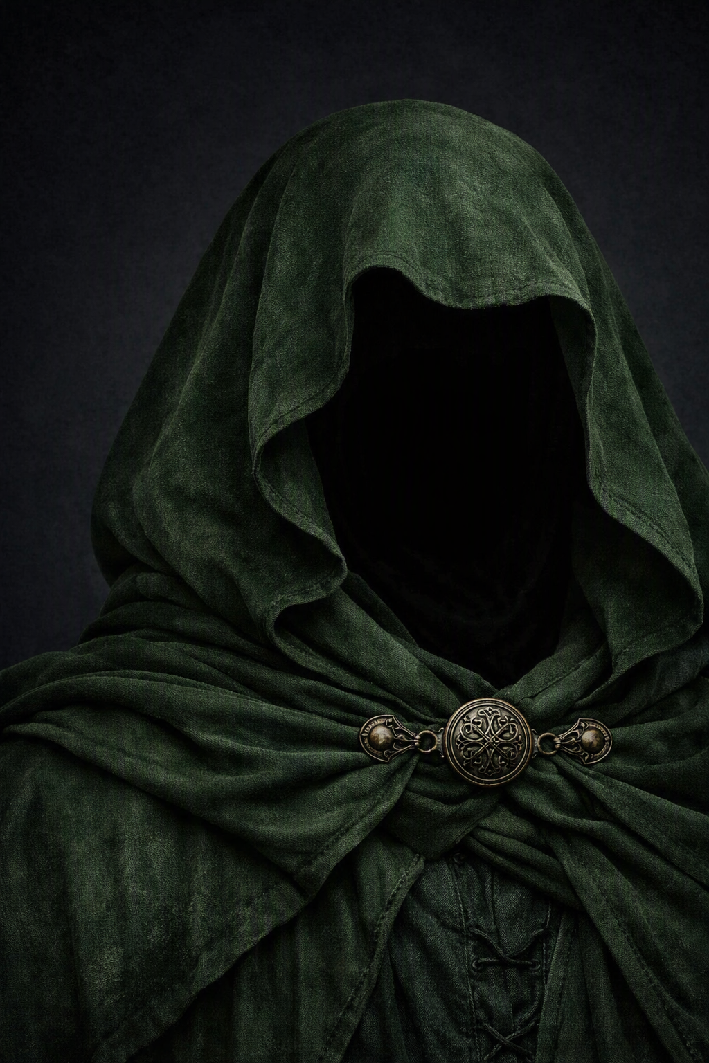 Forest green Women's Woolen Cape